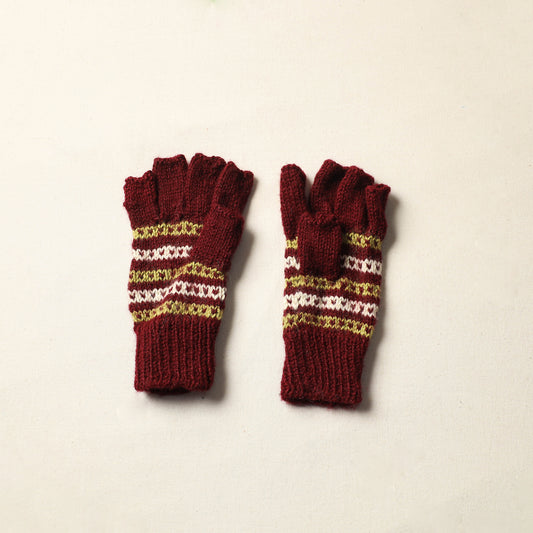 Kumaun Hand Knitted Woolen Gloves (Adult) 10