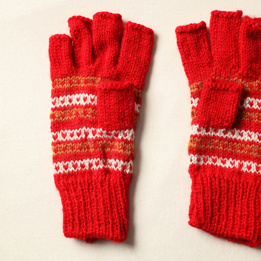 Kumaun Hand Knitted Woolen Gloves (Adult) 11