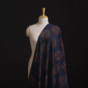 Ajrakh Hand Block Print Natural Dyed Cotton Hakoba Fabric 84