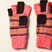 Kumaun Hand Knitted Woolen Gloves (Adult) 12