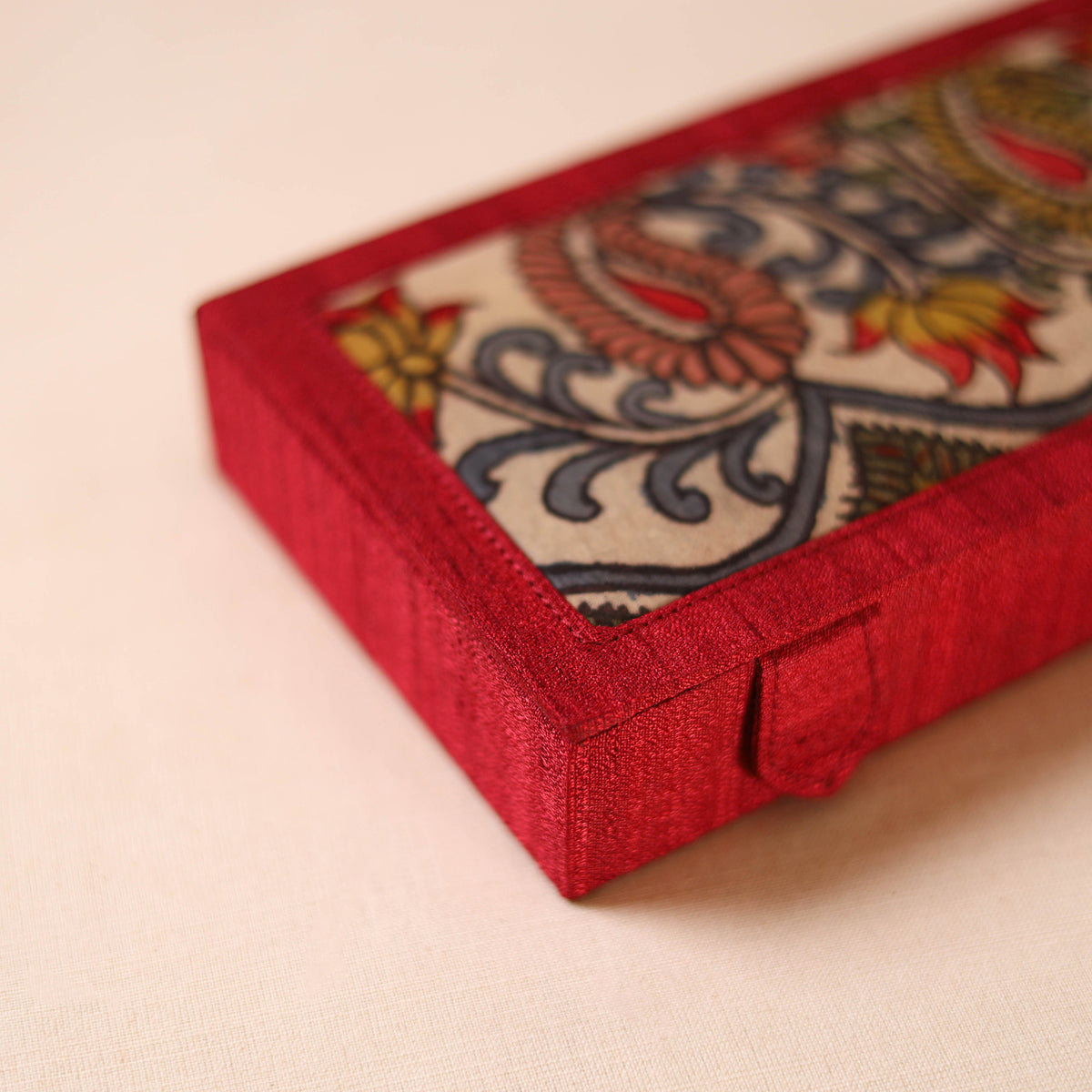 Kalamkari Handpainted Jewellery Box by Dwaraka Plus 03