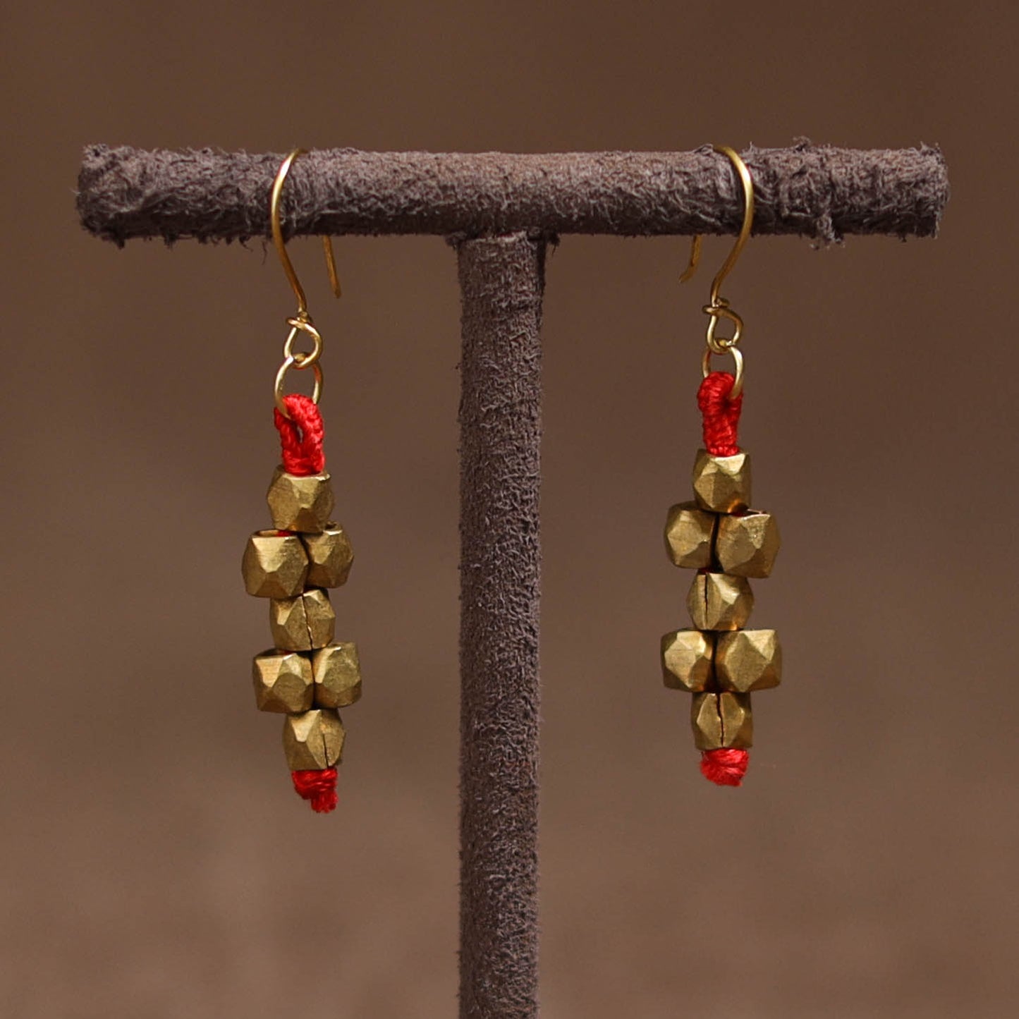 Tribal Odisha Dokra Threadwork Handmade Earrings 102
