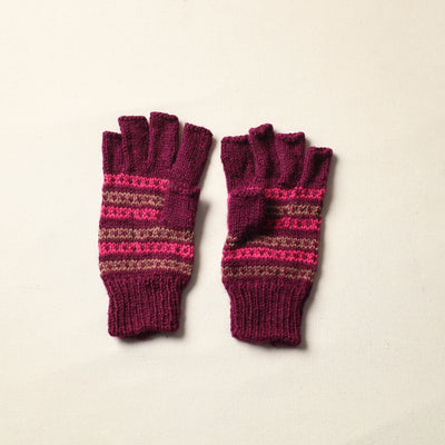 Kumaun Hand Knitted Woolen Gloves (Adult) 15