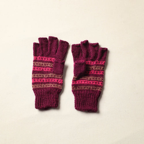 Kumaun Hand Knitted Woolen Gloves (Adult) 15