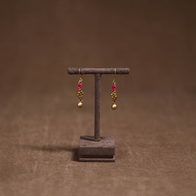 Tribal Odisha Dokra Threadwork Handmade Earrings 106