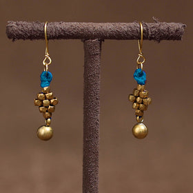 Tribal Odisha Dokra Threadwork Handmade Earrings 107