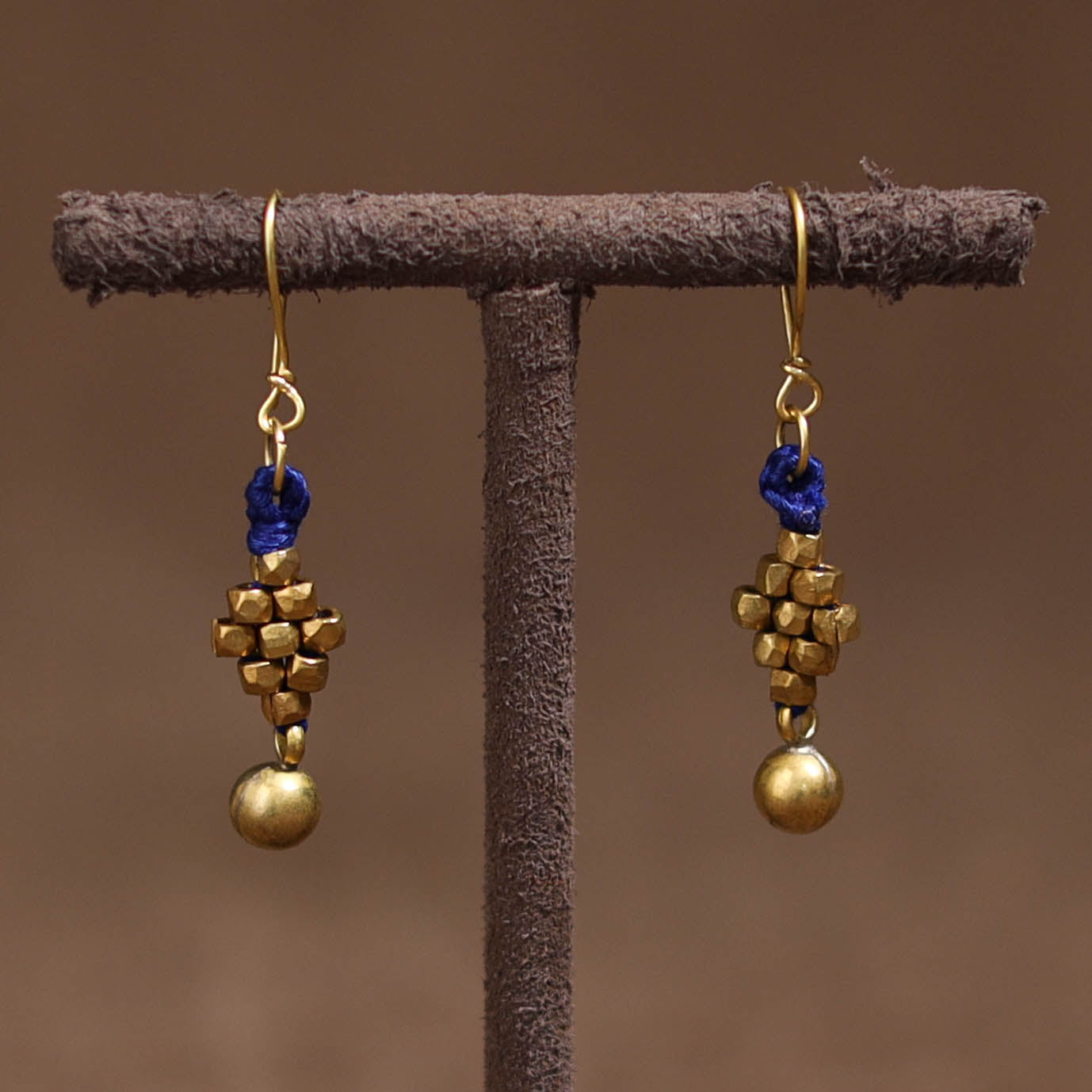 Tribal Odisha Dokra Threadwork Handmade Earrings 108