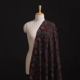 Ajrakh Hand Block Print Natural Dyed Cotton Hakoba Fabric 101