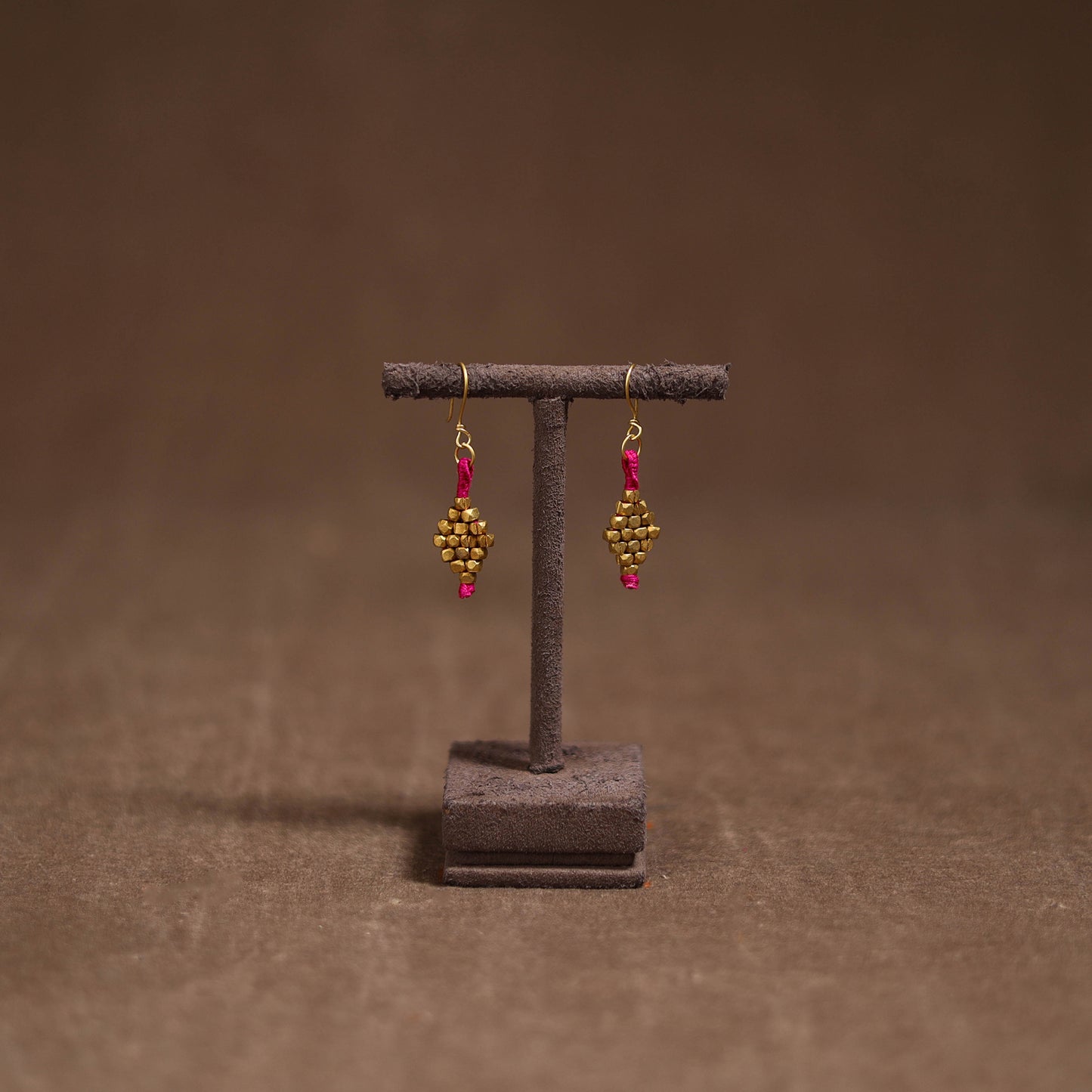 Tribal Odisha Dokra Threadwork Handmade Earrings 109