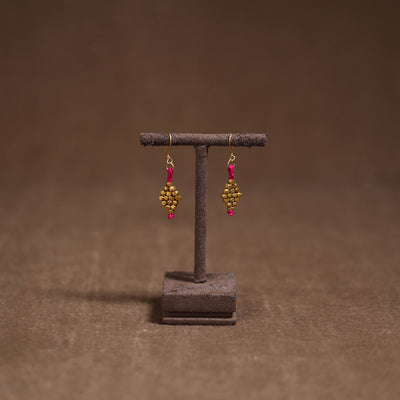 Tribal Odisha Dokra Threadwork Handmade Earrings 109