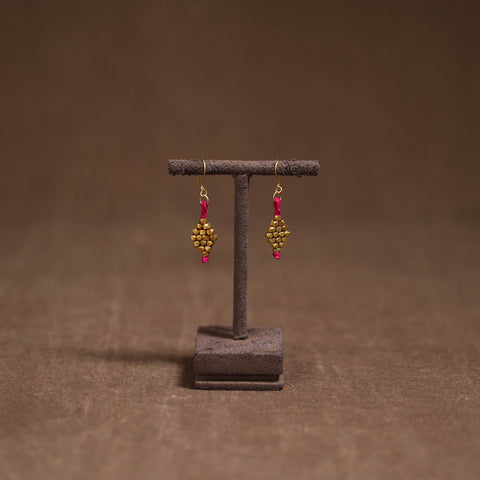 Tribal Odisha Dokra Threadwork Handmade Earrings 109