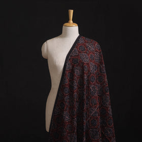 Ajrakh Hand Block Print Natural Dyed Cotton Hakoba Fabric 102