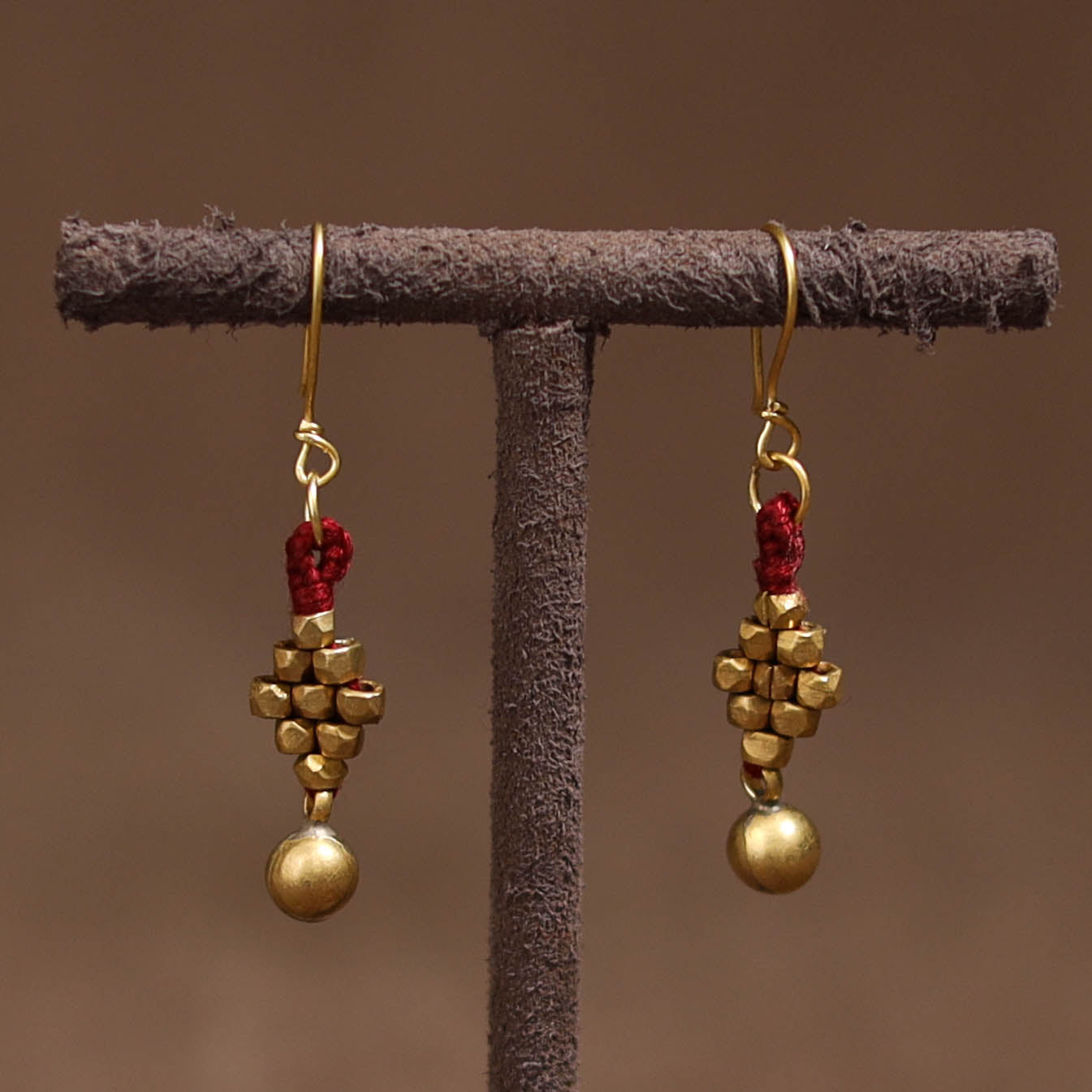 Tribal Odisha Dokra Threadwork Handmade Earrings 110