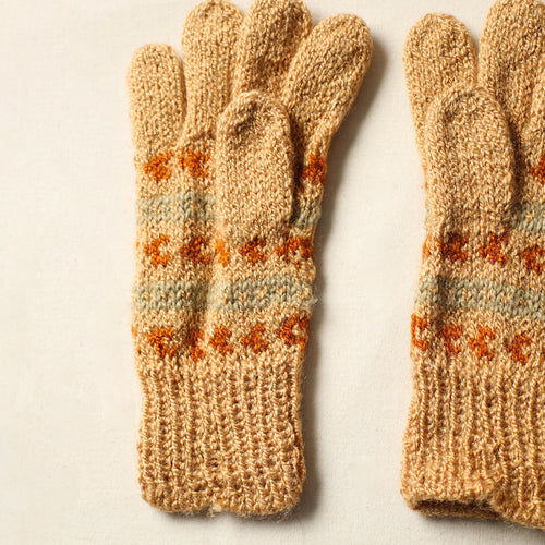 Kumaun Hand Knitted Woolen Gloves (Adult) 22