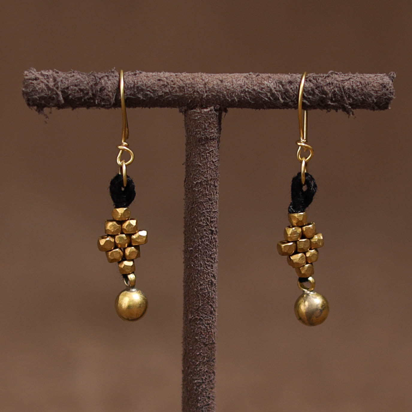 Tribal Odisha Dokra Threadwork Handmade Earrings 112