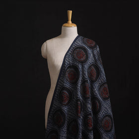 Ajrakh Hand Block Print Natural Dyed Cotton Hakoba Fabric 112