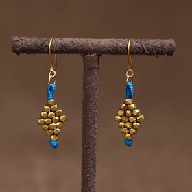 Tribal Odisha Dokra Threadwork Handmade Earrings 113