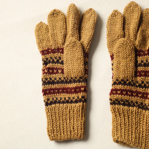 Kumaun Hand Knitted Woolen Gloves (Adult) 25