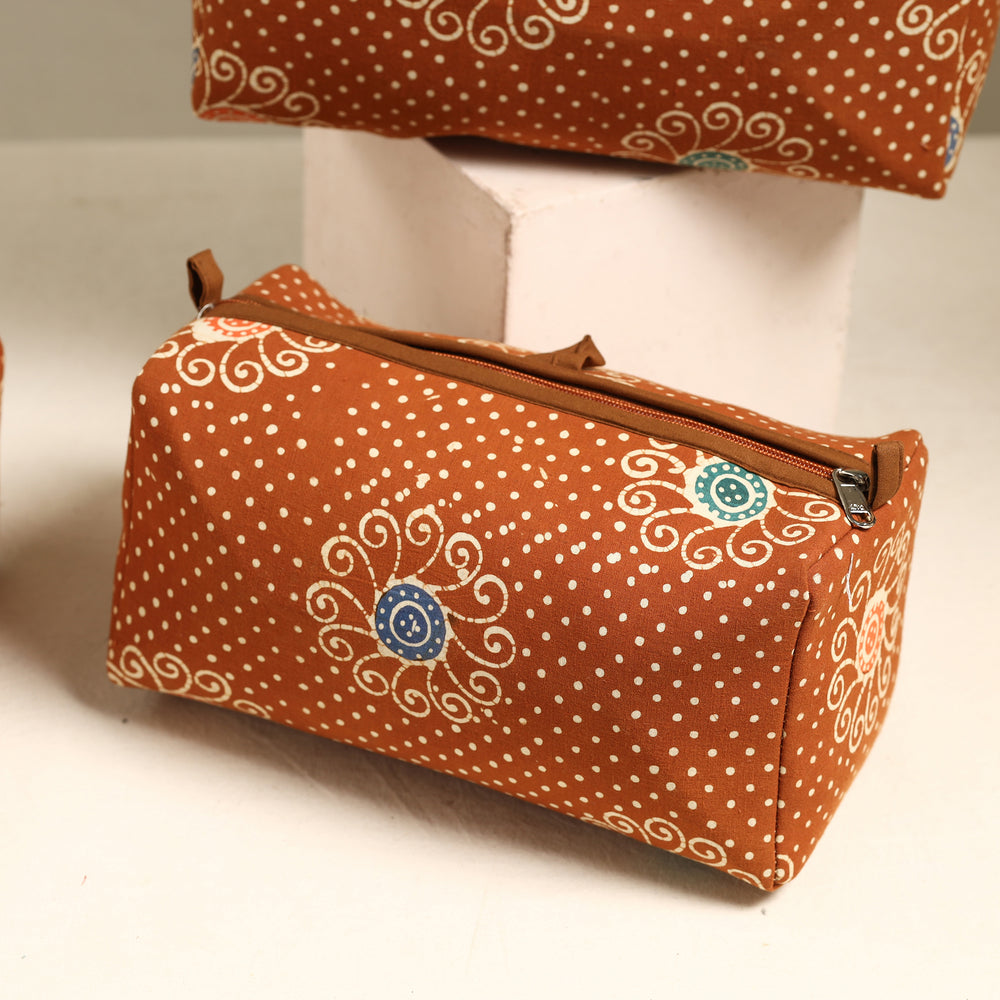 Cotton Toiletry Bag Set