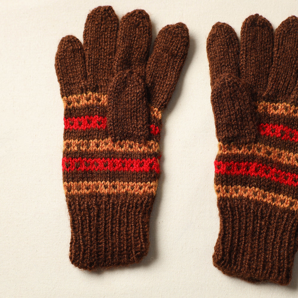 Kumaun Hand Knitted Woolen Gloves (Adult) 28