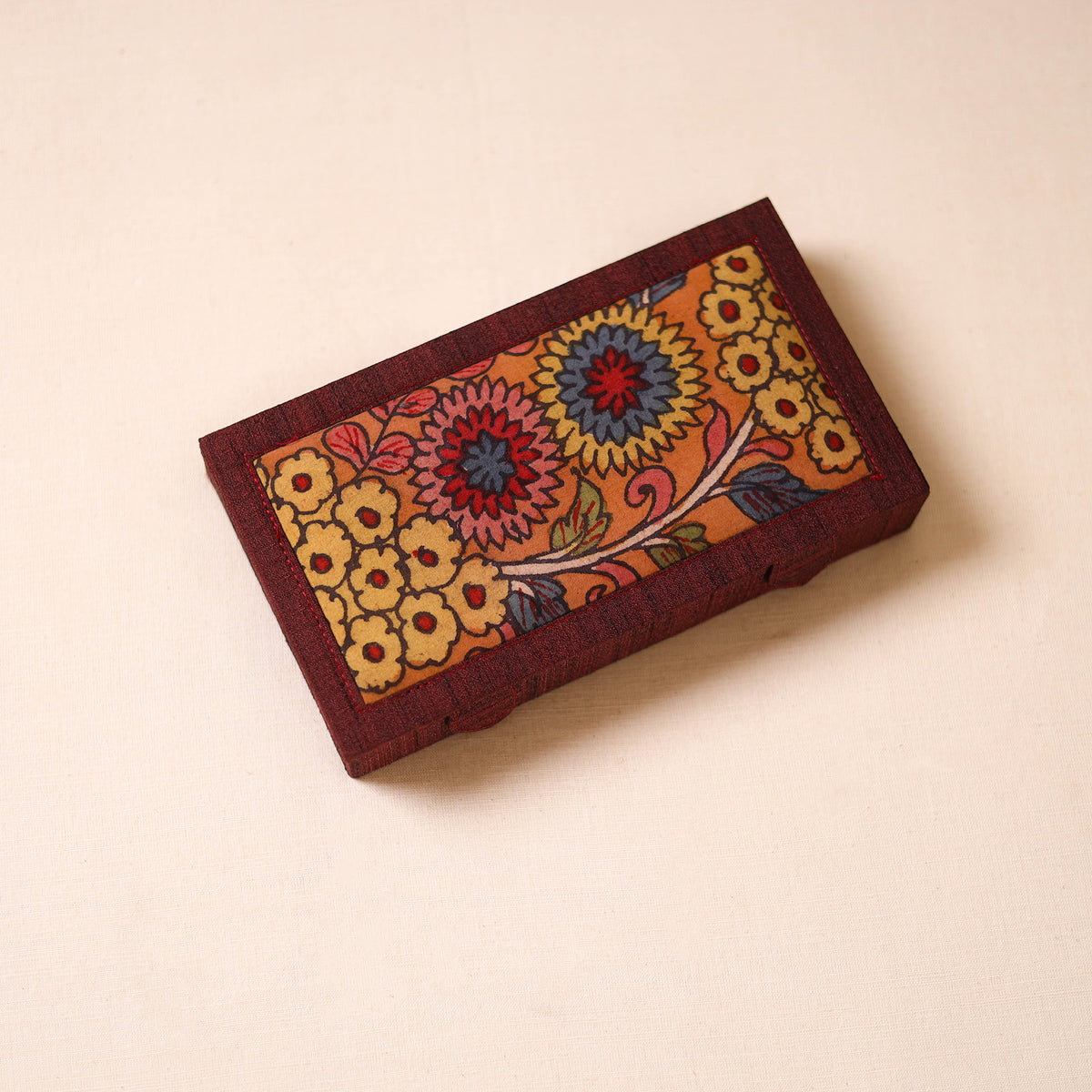 Kalamkari Handpainted Jewellery Box by Dwaraka Plus 10