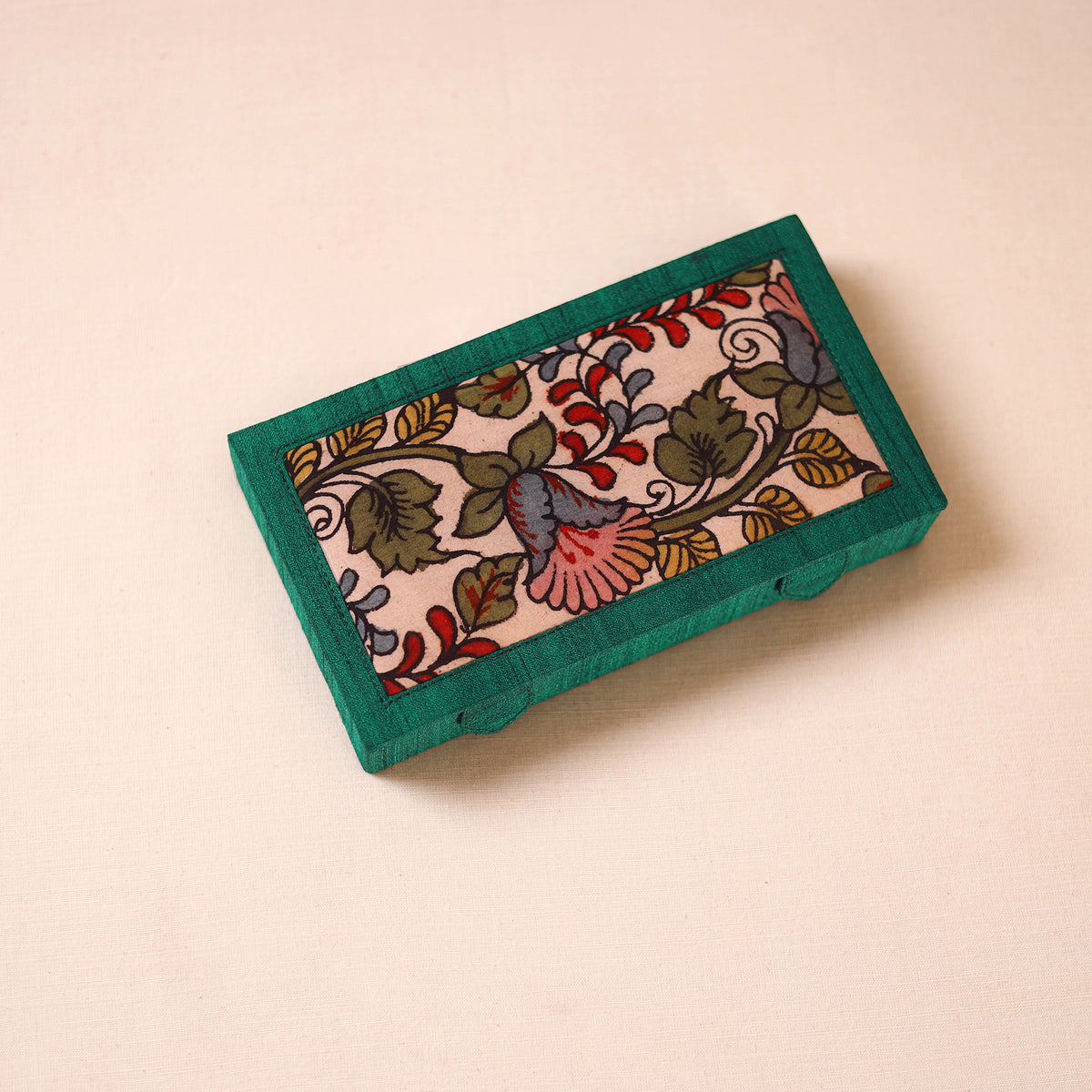 Kalamkari Handpainted Jewellery Box by Dwaraka Plus 11