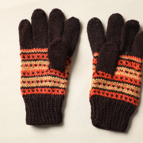 Kumaun Hand Knitted Woolen Gloves (Adult) 31