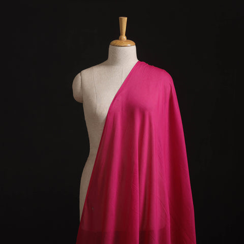 Pink - Prewashed Mul Cotton Plain Fabric 26