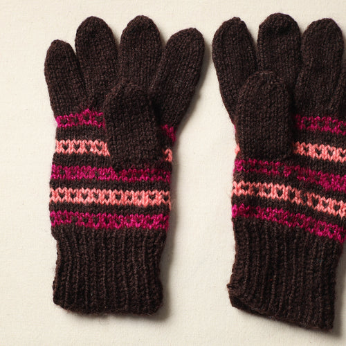 Kumaun Hand Knitted Woolen Gloves (Adult) 33