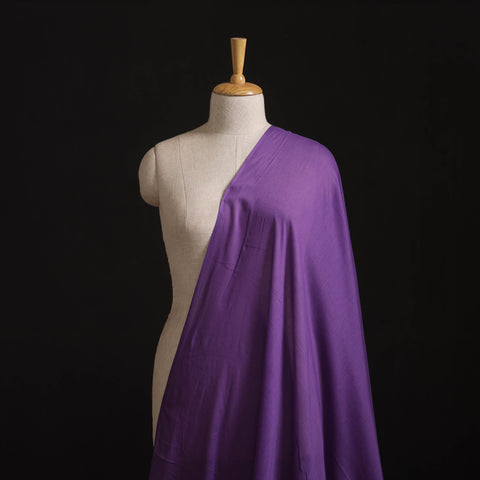 Purple - Prewashed Mul Cotton Plain Fabric 24