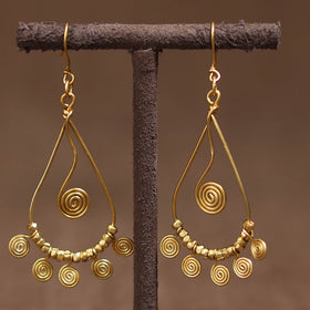 Tribal Odisha Dokra Handmade Earrings 124