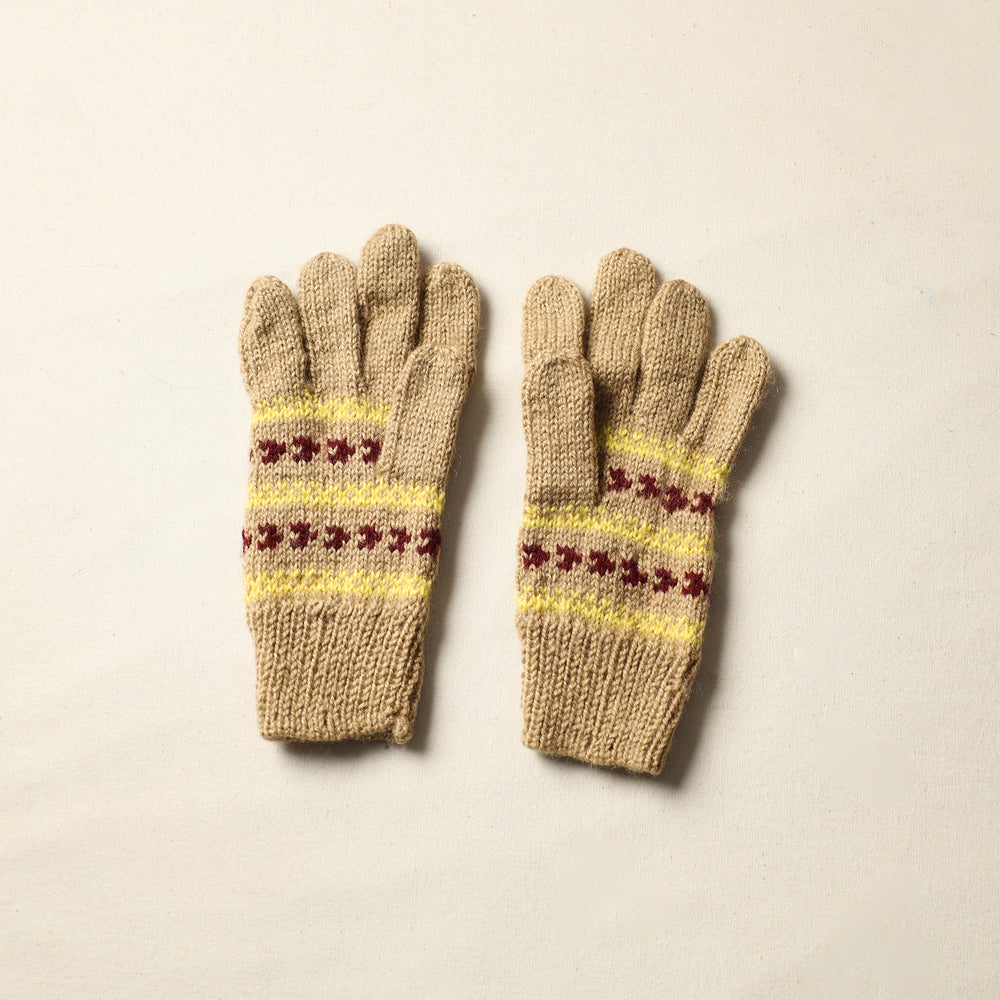 Kumaun Hand Knitted Woolen Gloves (Adult) 35