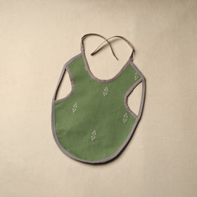 Green Handmade Cotton Baby Bib