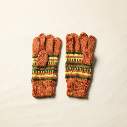 Kumaun Hand Knitted Woolen Gloves (Adult) 37