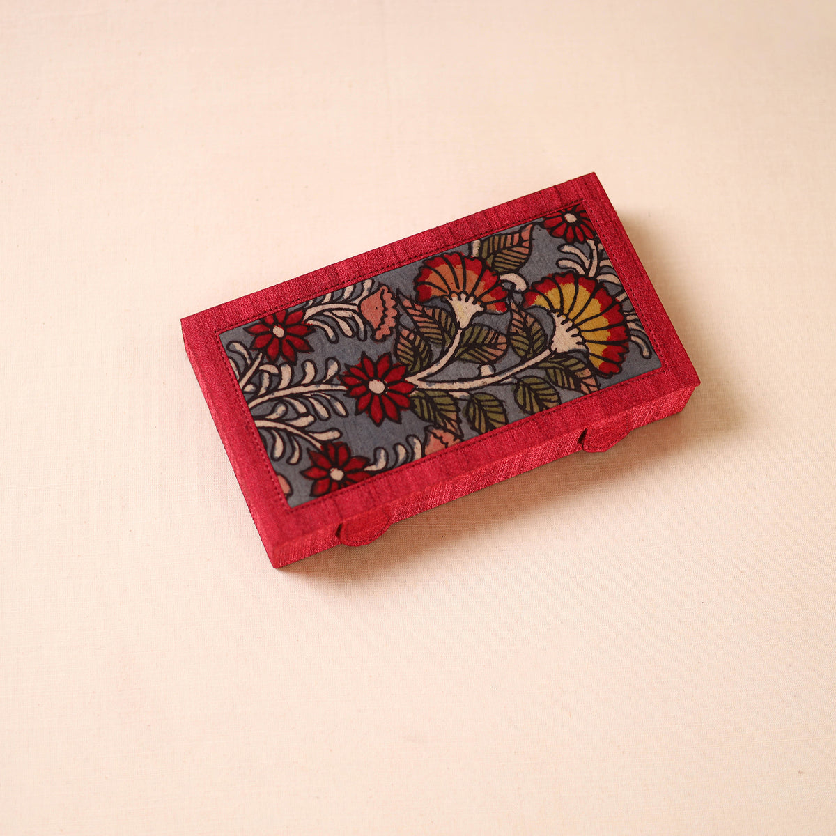 Kalamkari Handpainted Jewellery Box by Dwaraka Plus 14