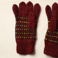 Kumaun Hand Knitted Woolen Gloves (Adult) 38