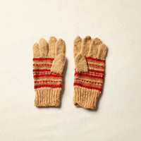 Kumaun Hand Knitted Woolen Gloves (Adult) 40