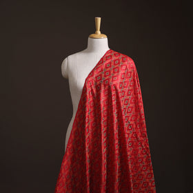 Pochampally Ikat Pure Handloom Raw Silk Fabric 02