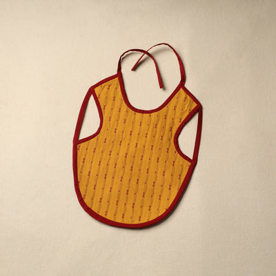 Yellow Handmade Cotton Baby Bib