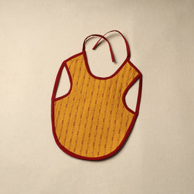 Yellow Handmade Cotton Baby Bib