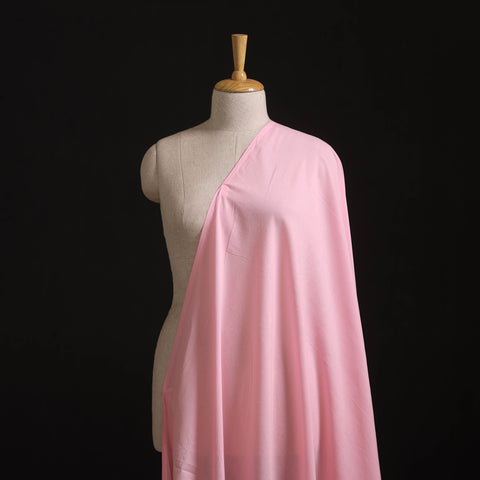 Pink - Prewashed Cotton Plain Fabric 03