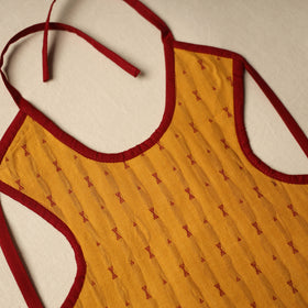 Yellow Handmade Cotton Baby Bib