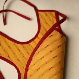 Yellow Handmade Cotton Baby Bib