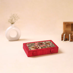 Kalamkari Handpainted Jewellery Box by Dwaraka Plus 19