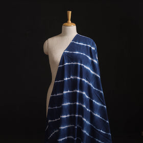 Blue - Shibori Tie-Dye Pure Mul Cotton Fabric 33