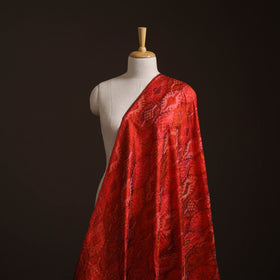 Pochampally Ikat Pure Handloom Raw Silk Fabric 13