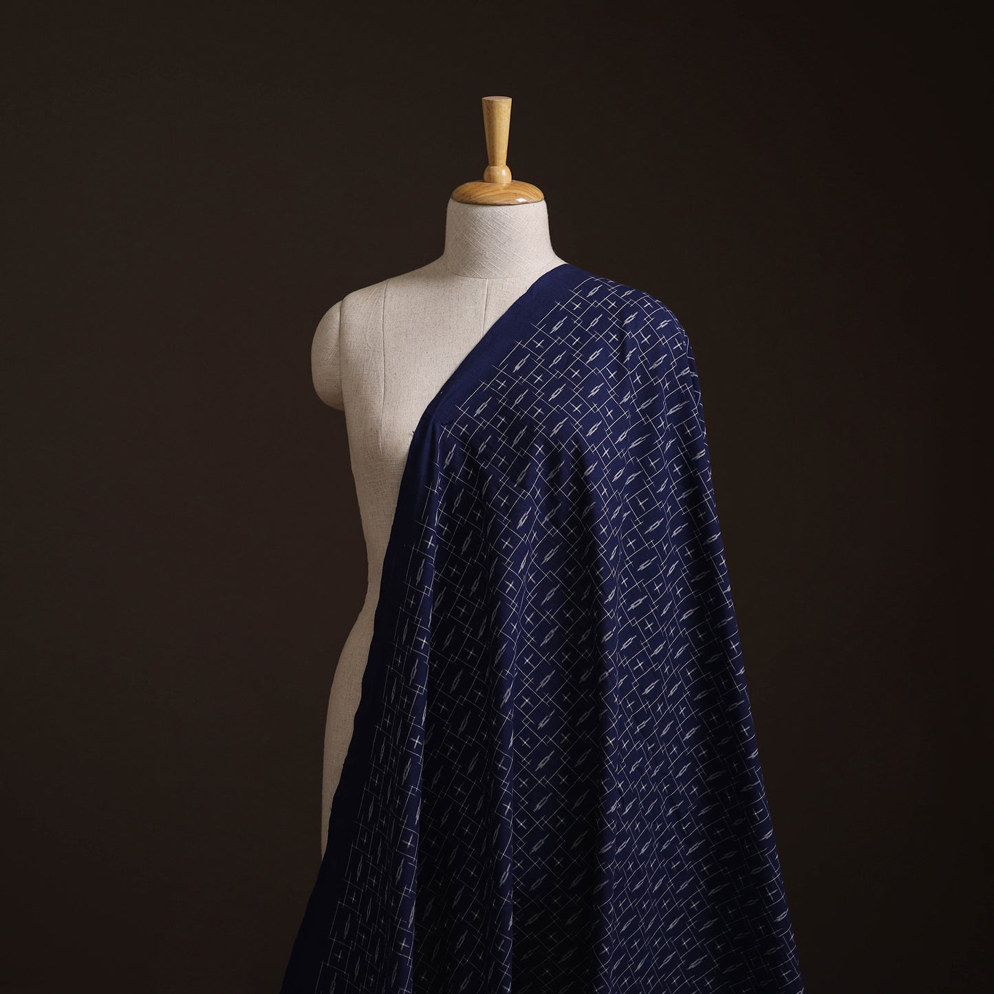 Pochampally Double Ikat Handloom Cotton Fabric 16