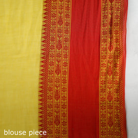 Buy Yellow Bengal Woven Border Handloom Cotton Saree