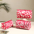  Handmade Cotton Toiletry Bags (Set of 3) 87 