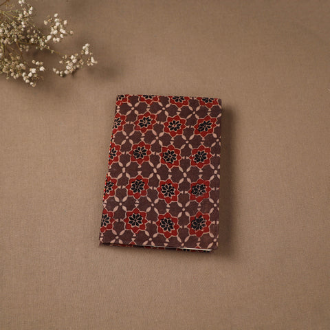 Red - Handmade Paper Notebook in Ajrakh Cover (7 x 5 in) 49